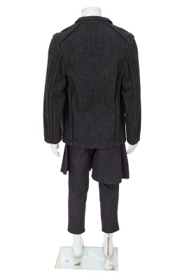 A pair of Comme des Gar&ccedil;ons men's grey wool kilt-trousers, Autumn-Winter 1998-99 - 4