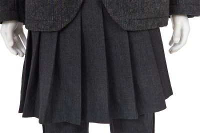 A pair of Comme des Gar&ccedil;ons men's grey wool kilt-trousers, Autumn-Winter 1998-99 - 7