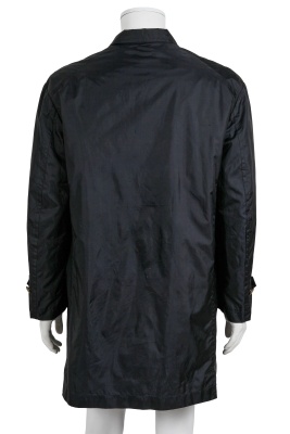 A Comme des Gar&ccedil;ons men's black and white ruffled 'Inside Out' coat, Spring-Summer 1999 - 8