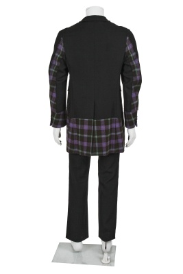 A Comme des Gar&ccedil;ons men's black and tartan wool-blend suit, Autumn-Winter 2000-01 - 3