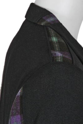 A Comme des Gar&ccedil;ons men's black and tartan wool-blend suit, Autumn-Winter 2000-01 - 4