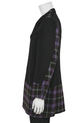 A Comme des Gar&ccedil;ons men's black and tartan wool-blend suit, Autumn-Winter 2000-01 - 6