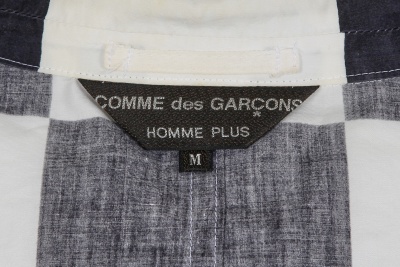 A Comme des Gar&ccedil;ons men's black and white checkerboard print cotton suit, Spring-Summer 2001 - 7