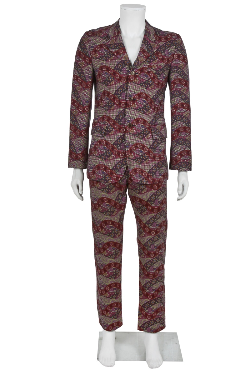 A Comme des Gar&ccedil;ons men's psychedelic print wool suit, Autumn-Winter 2001-02