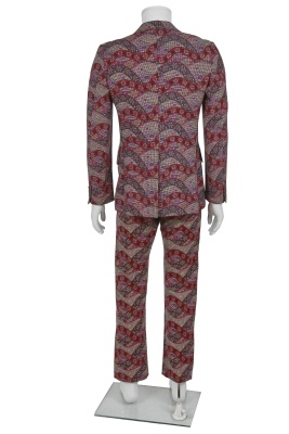 A Comme des Gar&ccedil;ons men's psychedelic print wool suit, Autumn-Winter 2001-02 - 3