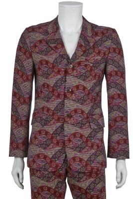 A Comme des Gar&ccedil;ons men's psychedelic print wool suit, Autumn-Winter 2001-02 - 4