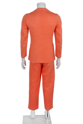 A Comme des Gar&ccedil;ons men's orange and white cotton suit, Spring-Summer 2002 - 4
