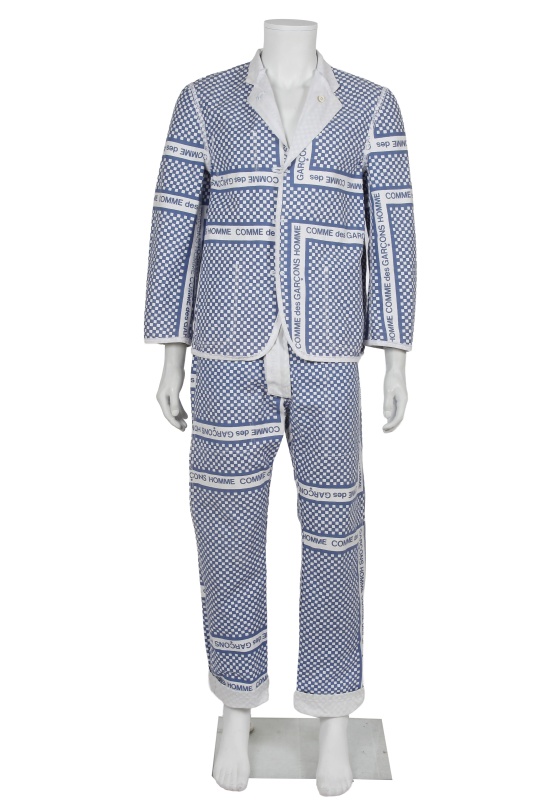 A Comme des Gar&ccedil;ons men's reversible cotton suit, Spring-Summer 2004