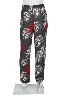 A Comme des Gar&ccedil;ons men's Rolling Stones print brushed rayon suit, Spring-Summer 2006 - 6