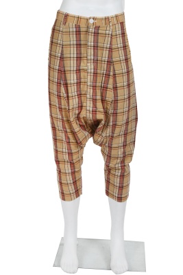A Comme des Gar&ccedil;ons men's brown and red plaid cotton suit, Spring-Summer 2010 - 7