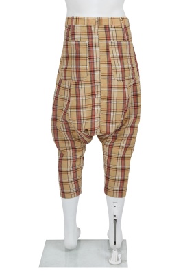 A Comme des Gar&ccedil;ons men's brown and red plaid cotton suit, Spring-Summer 2010 - 9