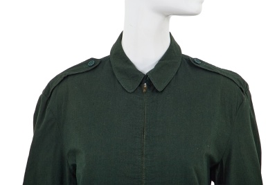 A Comme des Gar&ccedil;ons blue and green cotton ensemble, early 1980s - 4
