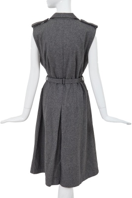 A Comme des Gar&ccedil;ons grey felted wool dress, early 1980s - 3