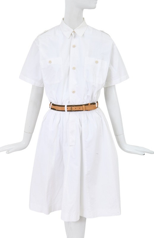 A Comme des Gar&ccedil;ons white poplin dress, early 1980s