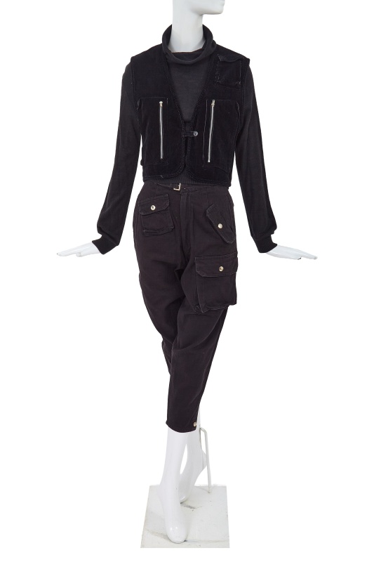 A Comme des Gar&ccedil;ons black ensemble, early 1980s