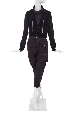 A Comme des Gar&ccedil;ons black ensemble, early 1980s