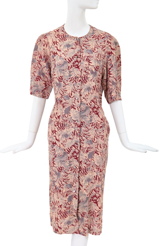 A Comme des Gar&ccedil;ons woven rayon dress, 1970s