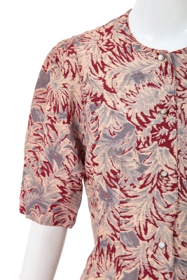 A Comme des Gar&ccedil;ons woven rayon dress, 1970s - 5