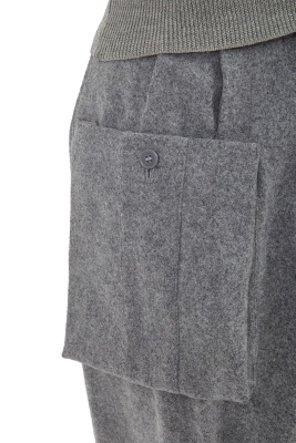A Comme des Gar&ccedil;ons grey and beige wool ensemble, early 1980s - 7