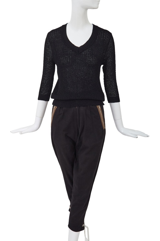 A Comme des Gar&ccedil;ons black ensemble, early 1980s