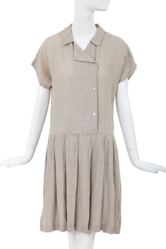A Comme des Gar&ccedil;ons grey hemp dress, probably Spring-Summer 1981