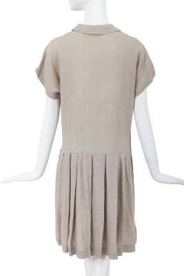 A Comme des Gar&ccedil;ons grey hemp dress, probably Spring-Summer 1981 - 3
