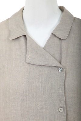 A Comme des Gar&ccedil;ons grey hemp dress, probably Spring-Summer 1981 - 4