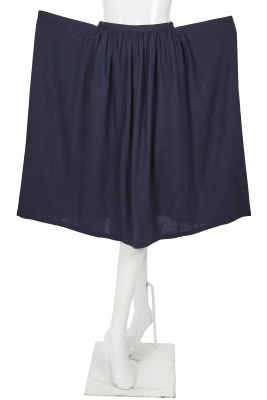 A Comme des Gar&ccedil;ons navy cotton ensemble, probably Spring-Summer 1981 - 6