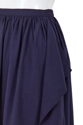 A Comme des Gar&ccedil;ons navy cotton ensemble, probably Spring-Summer 1981 - 9