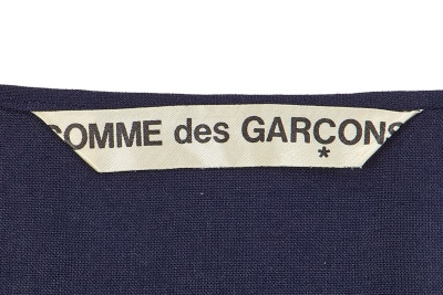 A Comme des Gar&ccedil;ons navy cotton ensemble, probably Spring-Summer 1981 - 10