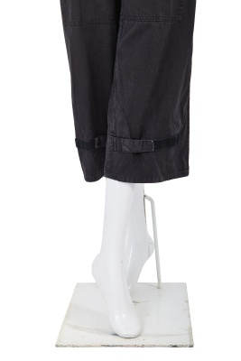 A pair of Comme des Gar&ccedil;ons black cotton dungarees, circa 1981 - 5