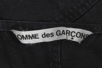 A pair of Comme des Gar&ccedil;ons black cotton dungarees, circa 1981 - 6