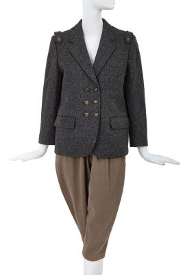 A Comme des Gar&ccedil;ons wool and cotton ensemble, 'Pirates' collection, Autumn-Winter 1981-82