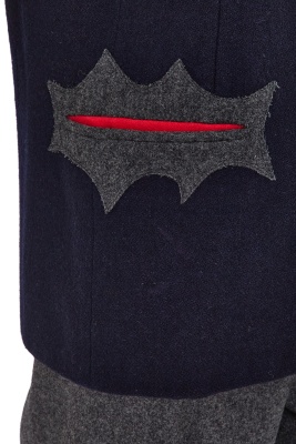 A Comme des Gar&ccedil;ons navy and grey wool ensemble, 'Pirates' collection, Autumn-Winter 1981-82 - 5