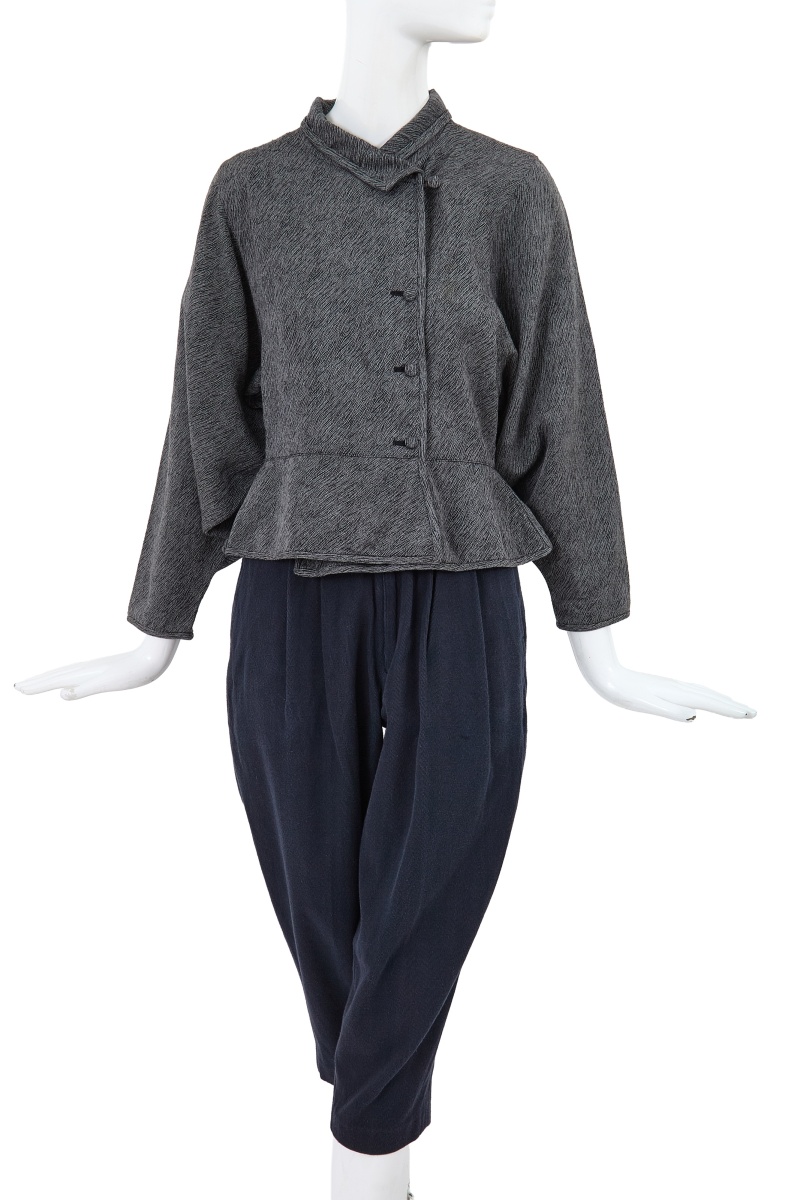 A Comme des Gar&ccedil;ons wool and cotton ensemble, 'Pirates' collection, Autumn-Winter 1981-82