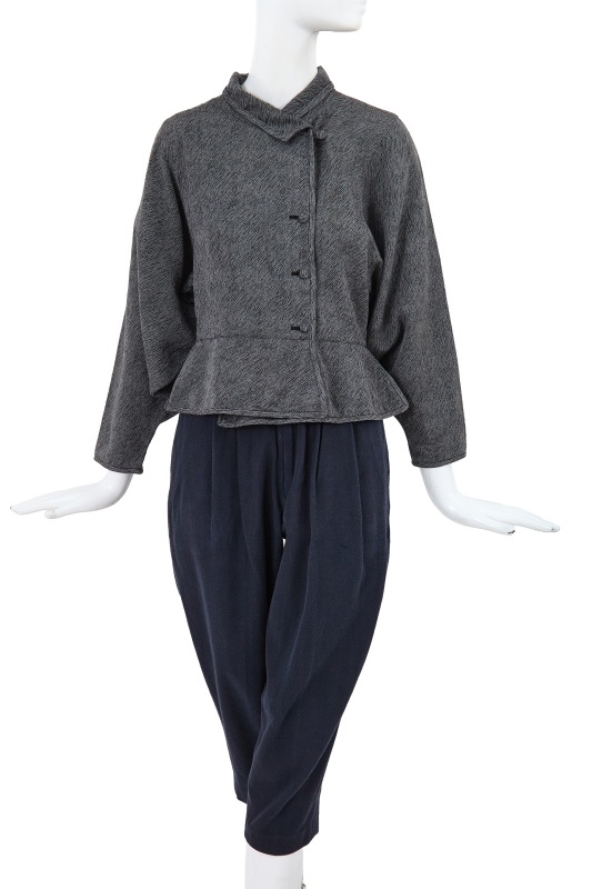 A Comme des Gar&ccedil;ons wool and cotton ensemble, 'Pirates' collection, Autumn-Winter 1981-82
