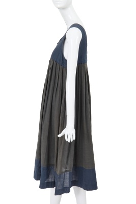 A Comme des Gar&ccedil;ons blue and grey dress, 1977 - 3
