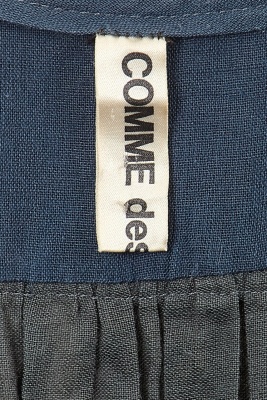 A Comme des Gar&ccedil;ons blue and grey dress, 1977 - 7