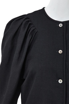 A Comme des Gar&ccedil;ons black and blue wool ensemble, probably 'Pirates' collection, Autumn-Winter 1981-82 - 5