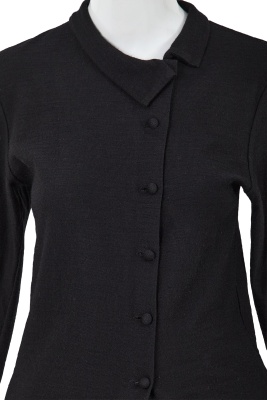 A Comme des Gar&ccedil;ons black wool ensemble, probably 'Pirates' collection, Autumn-Winter 1981-82 - 4