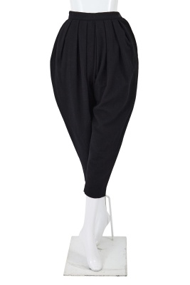 A Comme des Gar&ccedil;ons black wool ensemble, probably 'Pirates' collection, Autumn-Winter 1981-82 - 6