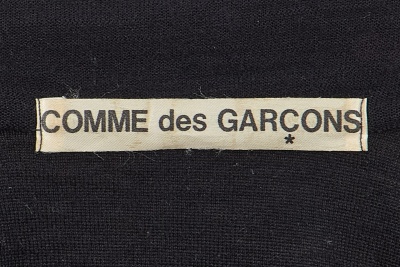 A Comme des Gar&ccedil;ons black wool ensemble, probably 'Pirates' collection, Autumn-Winter 1981-82 - 8