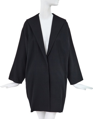 A Comme des Gar&ccedil;ons black wool cr&ecirc;pe coat, probably 'Pirates' collection, Autumn-Winter 1981-82