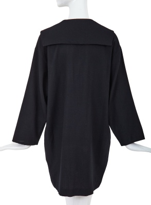 A Comme des Gar&ccedil;ons black wool cr&ecirc;pe coat, probably 'Pirates' collection, Autumn-Winter 1981-82 - 3