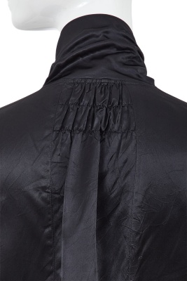 A Comme des Gar&ccedil;ons black satin smock, 'Indigo Dye and Twist' collection, Spring-Summer 1982 - 5