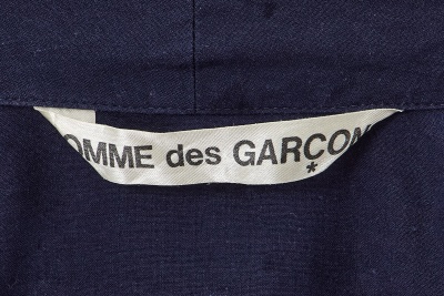 A Comme des Gar&ccedil;ons blue cotton jacket and dress, probably 'Indigo Dye and Twist' collection, Spring-Summer 1982 - 10