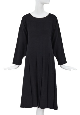 A Comme des Gar&ccedil;ons black wool dress, circa 1982