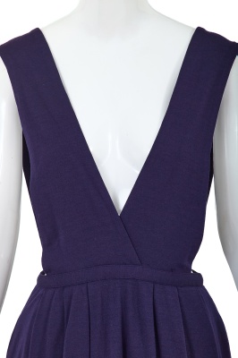 A Comme des Gar&ccedil;ons navy wool jersey pinafore skirt, circa 1982 - 4