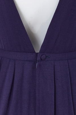 A Comme des Gar&ccedil;ons navy wool jersey pinafore skirt, circa 1982 - 5