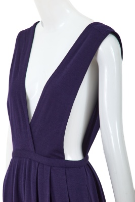 A Comme des Gar&ccedil;ons navy wool jersey pinafore skirt, circa 1982 - 6